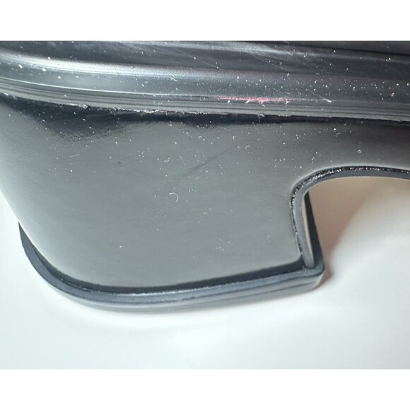 Jeffrey Campbell Lizzy Mary Jane Patent Leather Black Empath Platform SIZE 8 NEW - Picture 9 of 14